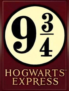 Hogwarts Express 9 3/4 Decorative Kitchen Magnet Home Kitchen Decor